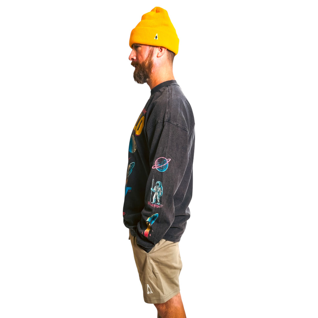 Heavy weight faded LS vintage Graphic - Apollo Originals