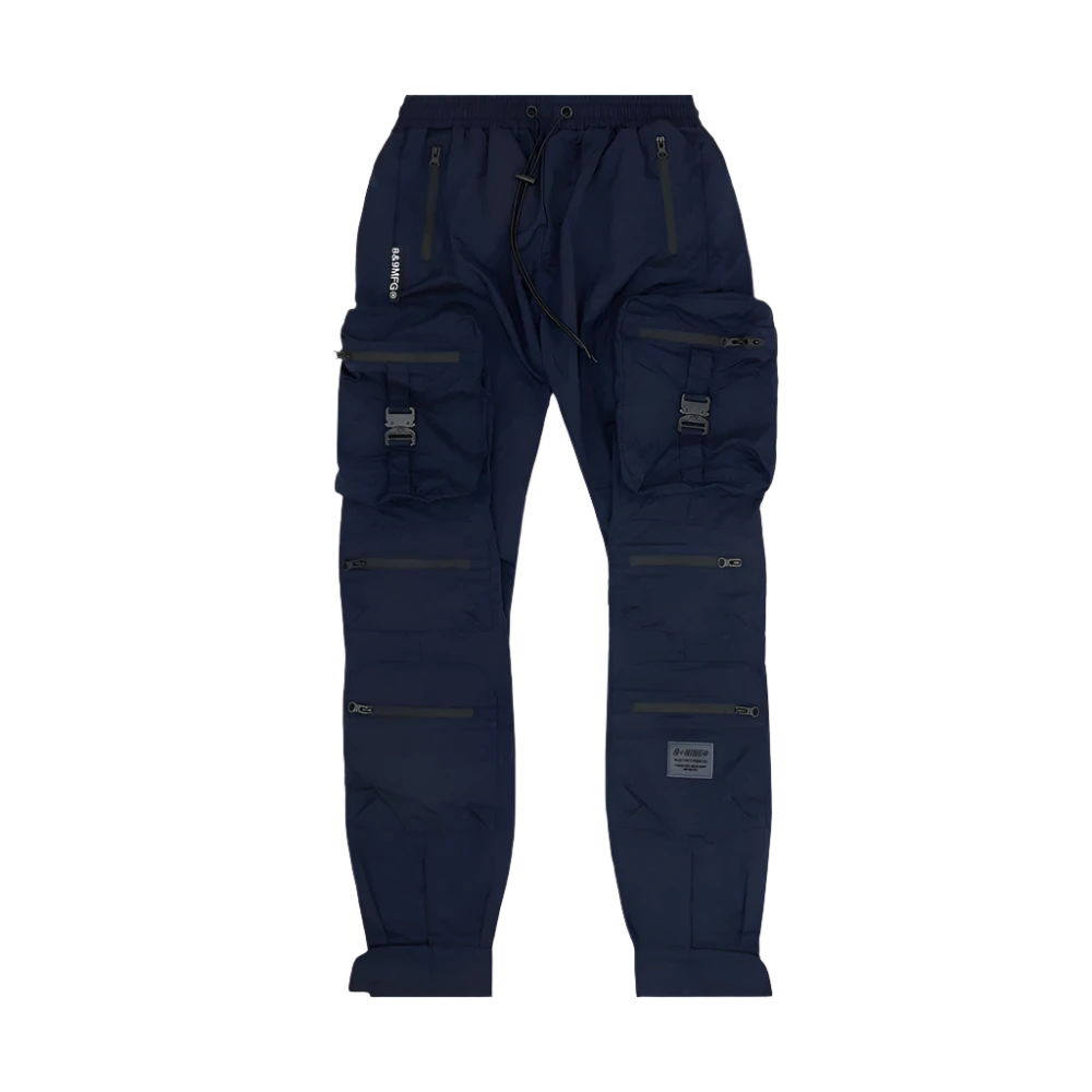 8&9 COMBAT NYLON PANT IRIDESCENT NAVY - Apollo Originals
