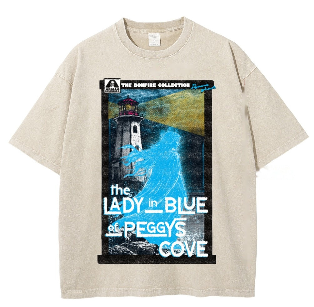 The Lady in Blue of Peggy's Cove — Bonfire Collection × Square Ghost