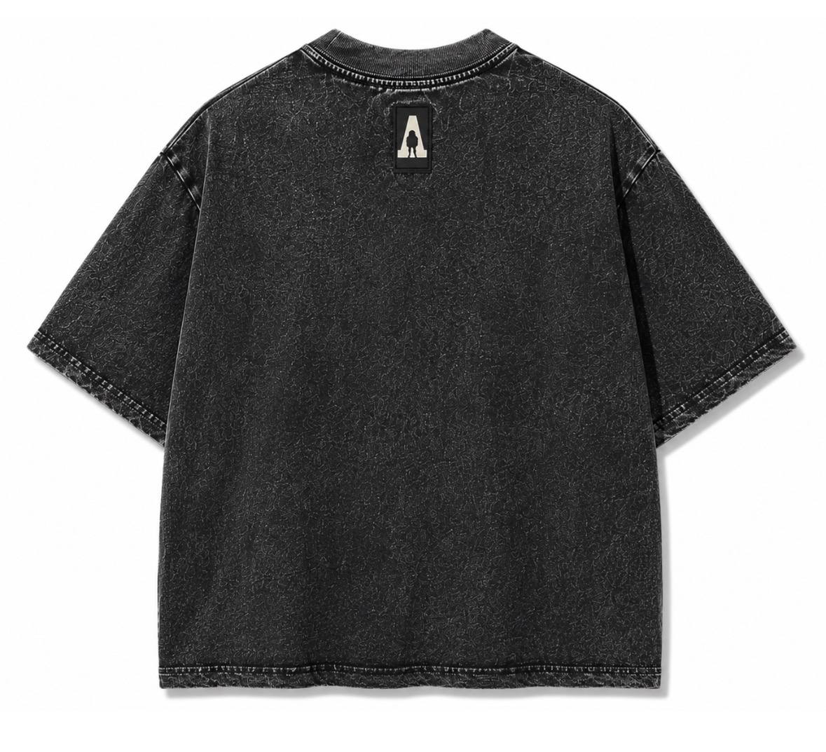 Phantom Ship Tee Dark Faded Grey - Apollo Originals