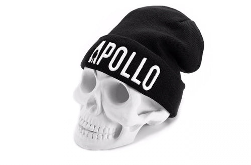 Apollo Compton Beanie | Black/White - Apollo Originals